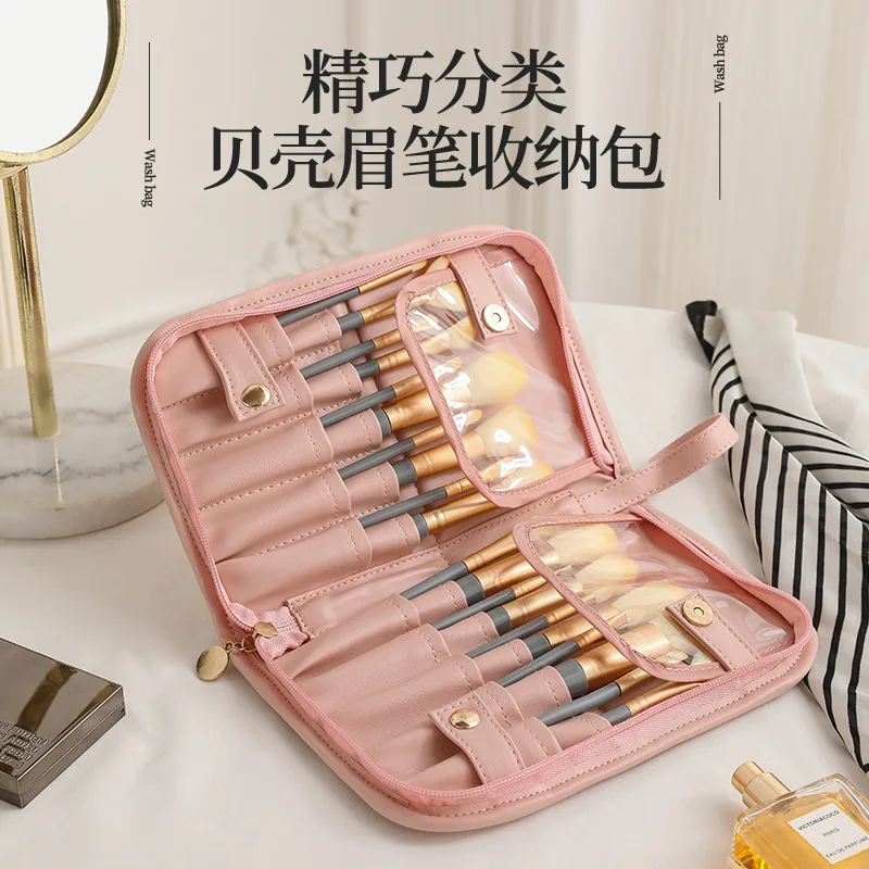 New Eyebrow Pencil Storage Bag Convenient Multifunctional Can Stand Eyebrow Pencil Eye Shadow Makeup Brush Makeup Bag Storage
New Eyebrow Pencil Storage Bag Convenient Multifunctional Can Stand Eyebrow Pencil Eye Shadow Makeup Brush Makeup Bag Storage