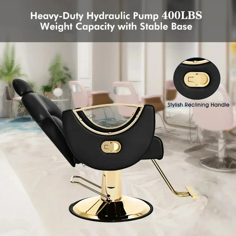 Salon Barber Chair All Purpose Heavy Duty Hydraulic Barber Chair Hair Styling Rotating Beauty Silla Lashista Saloon Furniture
Salon Barber Chair All Purpose Heavy Duty Hydraulic Barber Chair Hair Styling Rotating Beauty Silla Lashista Saloon Furniture