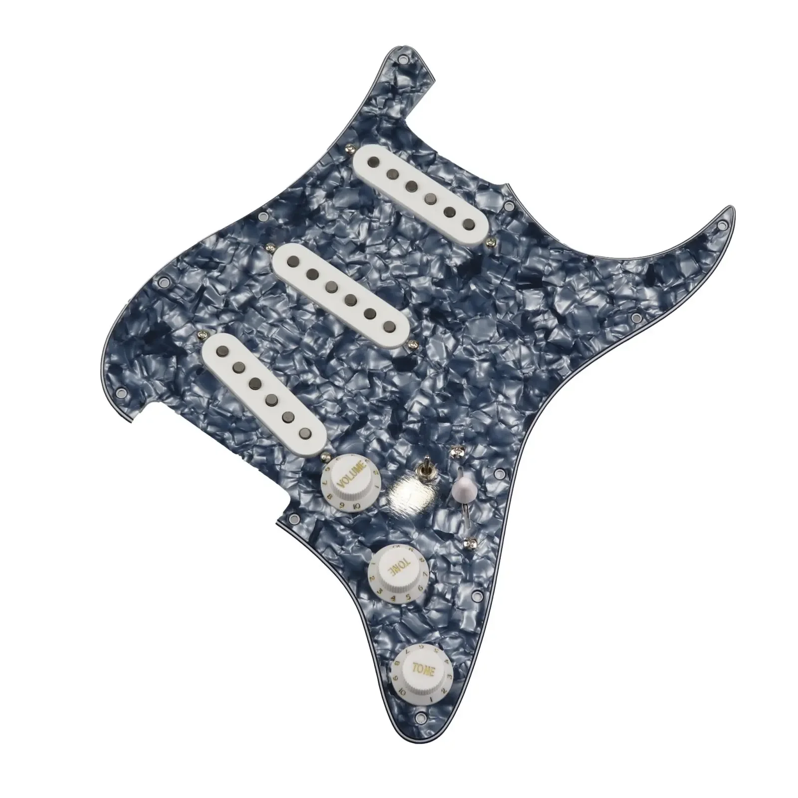 7-Way loaded pickguard Guitar Pickups SSS 60s Style single coils Alnico 5 Pickups wiring pickguard
7-Way loaded pickguard Guitar Pickups SSS 60s Style single coils Alnico 5 Pickups wiring pickguard