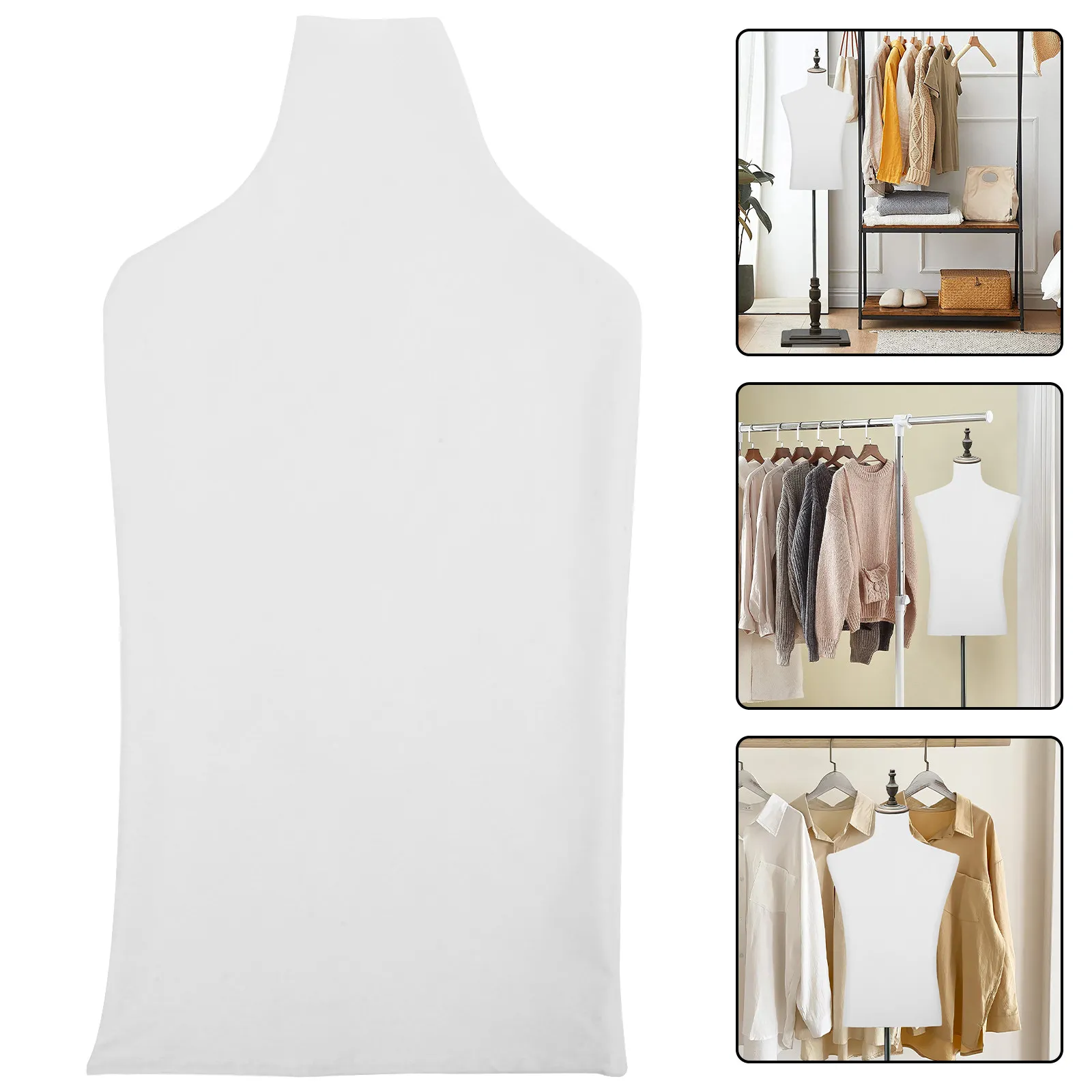 Mannequin Cover Cotton Upper Body Stretchy Soft White Clothing Display For Retail Store Boutique Fashion Exhibition Dress
Mannequin Cover Cotton Upper Body Stretchy Soft White Clothing Display For Retail Store Boutique Fashion Exhibition Dress