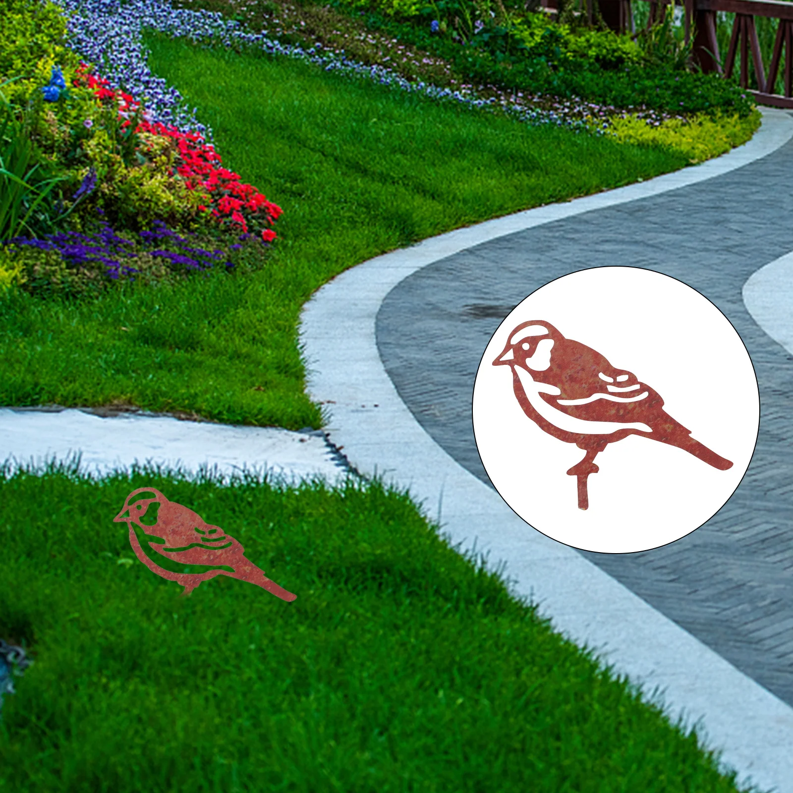 Cute Tin Bird Yard Sign Garden Decoration Lawn Ornament Outdoor Stake Adorable Bird-Shaped Metal Accessory Durable for Backyard
Cute Tin Bird Yard Sign Garden Decoration Lawn Ornament Outdoor Stake Adorable Bird-Shaped Metal Accessory Durable for Backyard