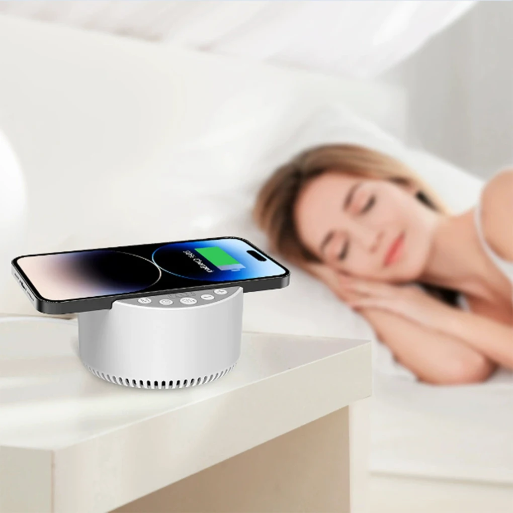 Портативная машина с белым шумом, универсальный Bluetooth-динамик, мини-помощник для сна, 15 Вт, беспроводная зарядка, музыкальная шкатулка, поддержка отключения по времени
Портативная машина с белым шумом, универсальный Bluetooth-динамик, мини-помощник для сна, 15 Вт, беспроводная зарядка, музыкальная шкатулка, поддержка отключения по времени
