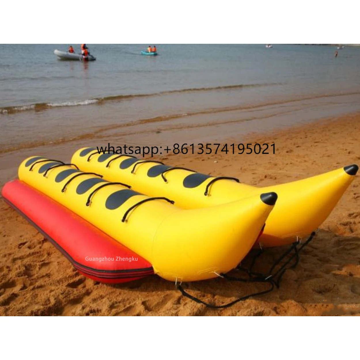 High Quality Inflatable Water Banana Boat Towable Fly Fish Banana Tube for Summer Water Sport
High Quality Inflatable Water Banana Boat Towable Fly Fish Banana Tube for Summer Water Sport