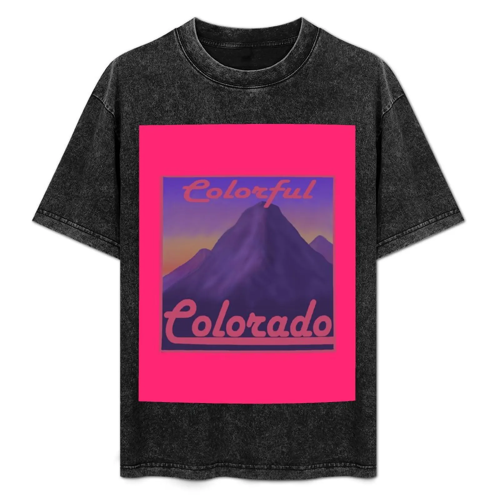Colorful Colorado digital painting T-Shirt Casual Loose Short Sleeve Tee for Men
Colorful Colorado digital painting T-Shirt Casual Loose Short Sleeve Tee for Men