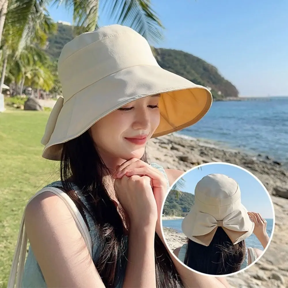 Elegance Bow Fisherman Hat Foldable Korean Style Summer Wide Brim Sunhat Quick-drying Lightweight Sun Protection Hats Outdoor
Elegance Bow Fisherman Hat Foldable Korean Style Summer Wide Brim Sunhat Quick-drying Lightweight Sun Protection Hats Outdoor