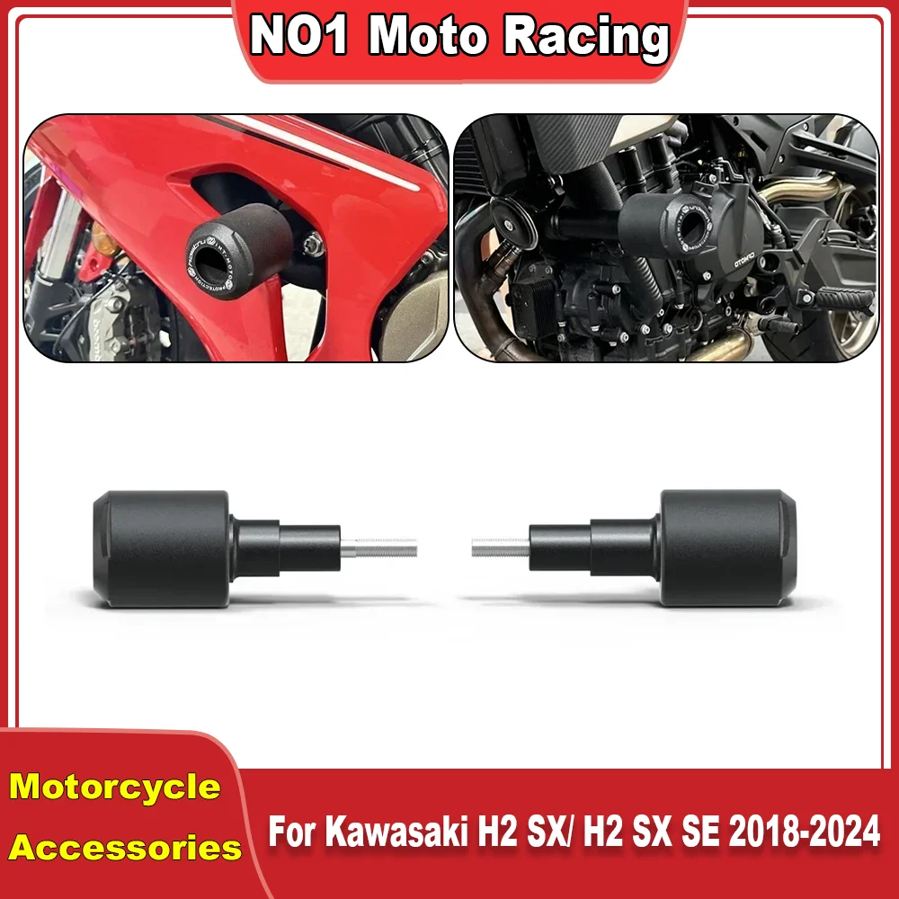 Слайдеры рамы мотоцикла, защита от столкновений для Kawasaki H2 SX SE 2018-2024 
Слайдеры рамы мотоцикла, защита от столкновений для Kawasaki H2 SX SE 2018-2024