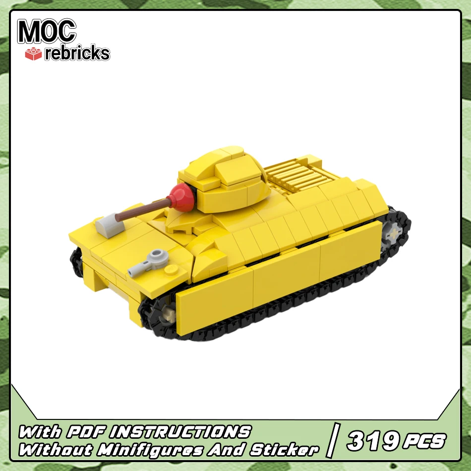 MOC французский военный легкий танк пехотная боевая машина AMX-40 сборка строительного блока модель набор кирпичей игрушка для детей подарок
MOC французский военный легкий танк пехотная боевая машина AMX-40 сборка строительного блока модель набор кирпичей игрушка для детей подарок