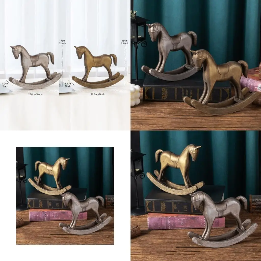 Скульптура лошадки-качалки из натурального дерева ручной работы, украшение для детской полки, подарок X3UC
Скульптура лошадки-качалки из натурального дерева ручной работы, украшение для детской полки, подарок X3UC
