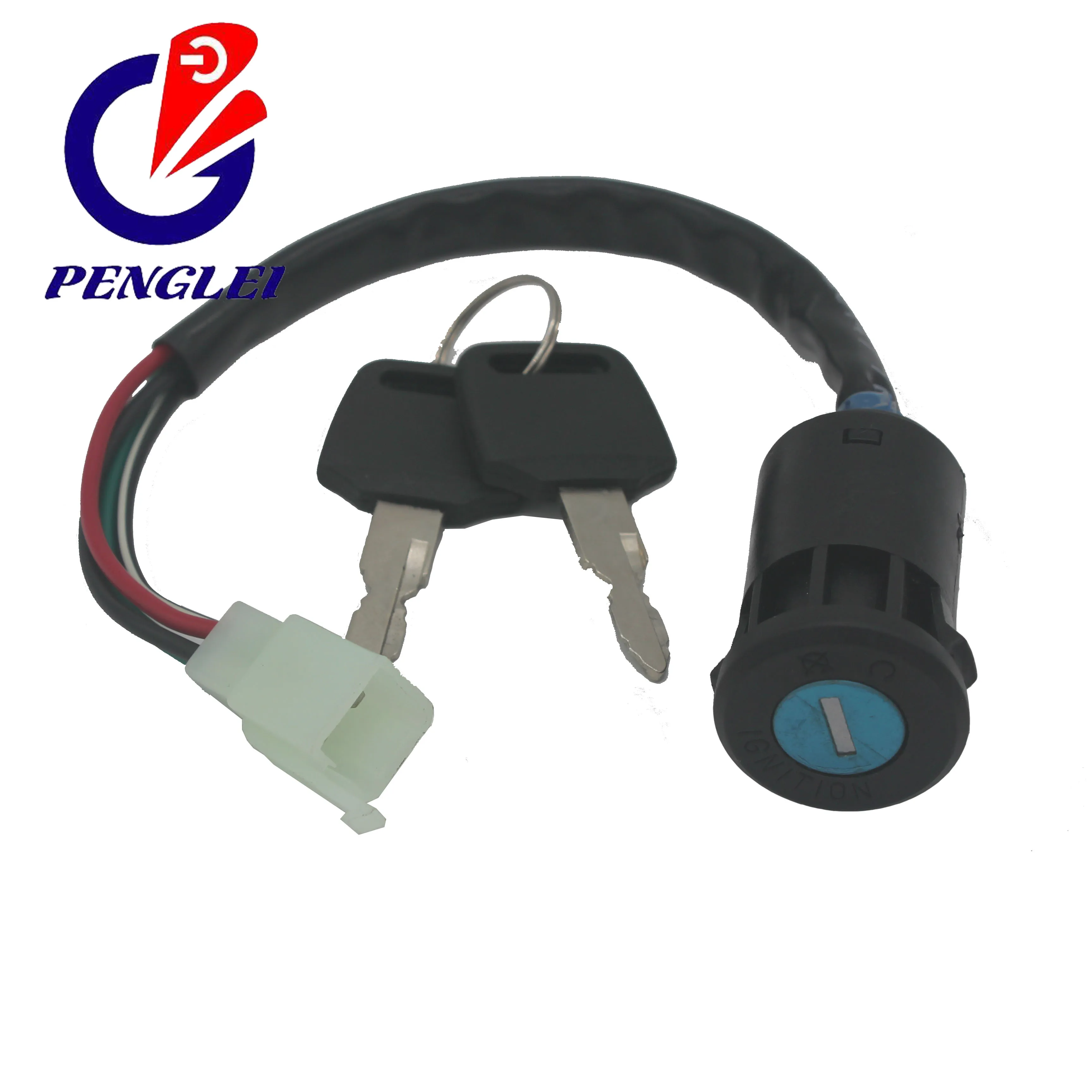 Universal 4-Wire Motorcycle Ignition Key Lock Switch 4 Wire Fit for 50cc/110cc/125cc/150cc/200cc/250cc Mini Quad ATV Dirt Bike
Universal 4-Wire Motorcycle Ignition Key Lock Switch 4 Wire Fit for 50cc/110cc/125cc/150cc/200cc/250cc Mini Quad ATV Dirt Bike