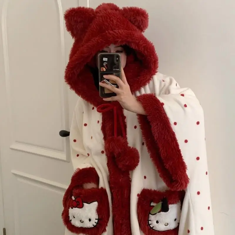 Sanrios Hello Kittys Cute Nightgown Creative Hot Sale Lounge Clothes Set New Fashion Student Hot Ins Holiday Gift Girls Clothing
Sanrios Hello Kittys Cute Nightgown Creative Hot Sale Lounge Clothes Set New Fashion Student Hot Ins Holiday Gift Girls Clothing