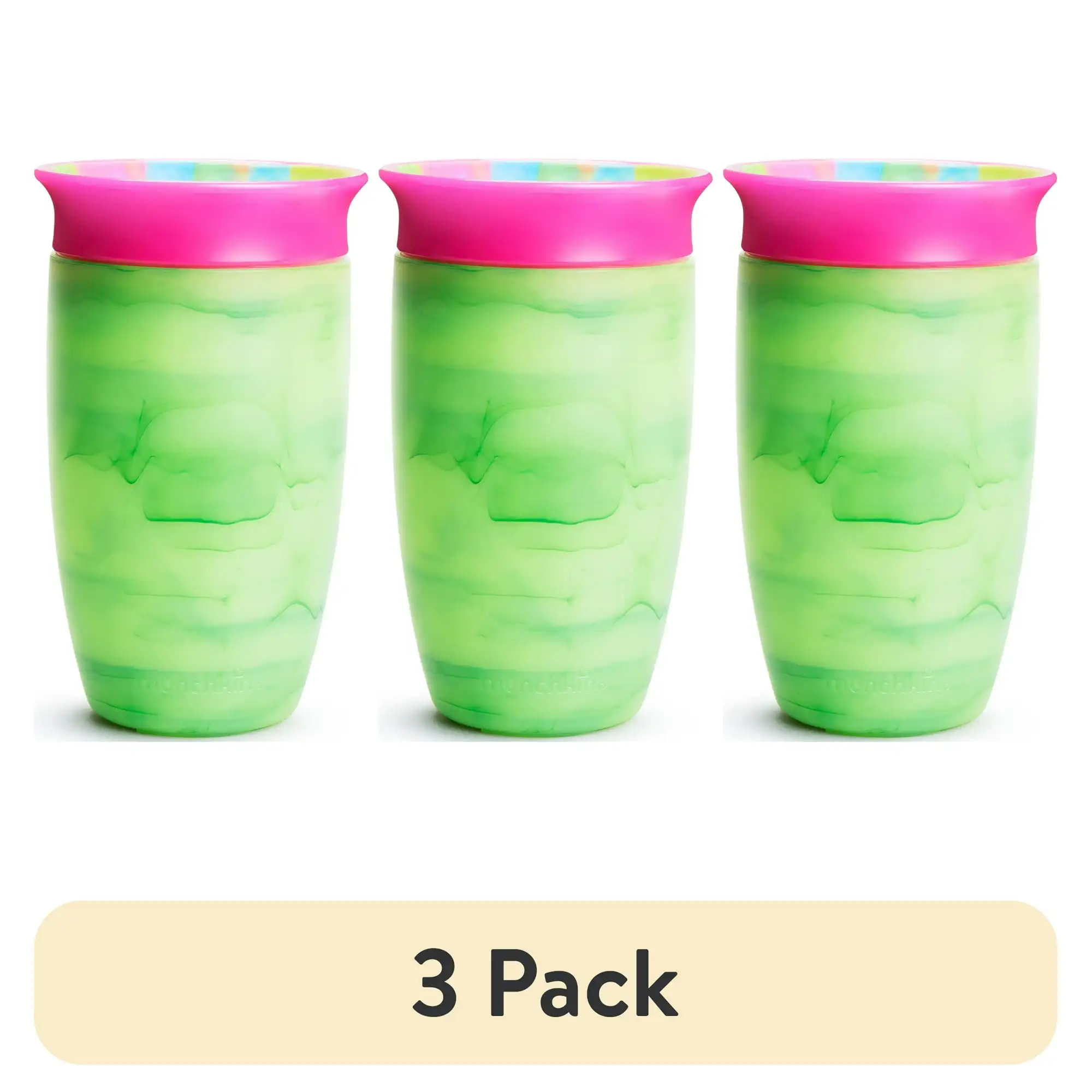 (3 pack) Munchkin® Miracle® 360° Spoutless Tie Dye Sippy Cup, 10 oz, Green, Unisex
(3 pack) Munchkin® Miracle® 360° Spoutless Tie Dye Sippy Cup, 10 oz, Green, Unisex