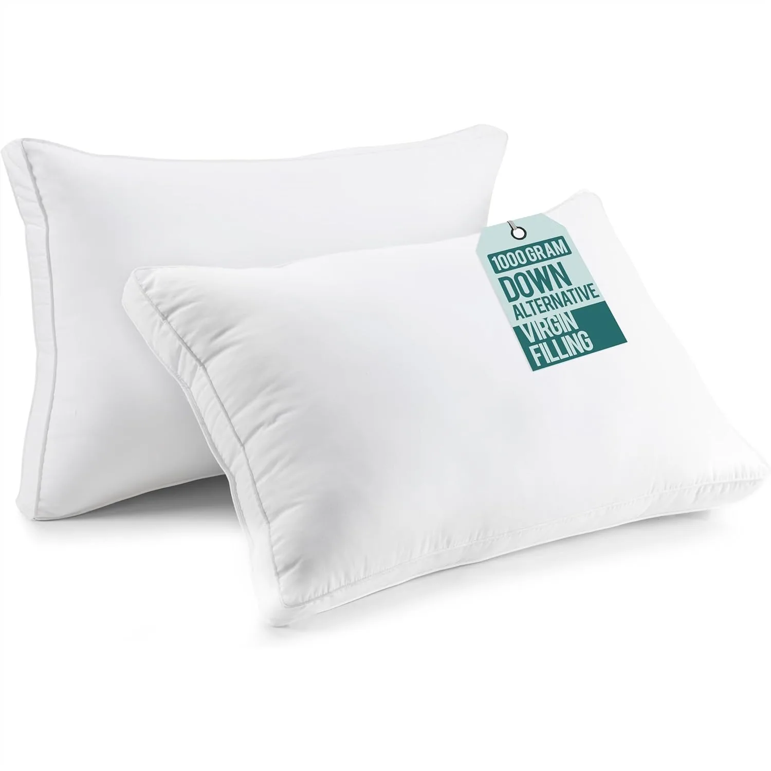 Queen Size Pillows Set of 2 - Soft & Fluffy with Cooling Cover for Back, Side or Stomach Sleepers
Queen Size Pillows Set of 2 - Soft & Fluffy with Cooling Cover for Back, Side or Stomach Sleepers