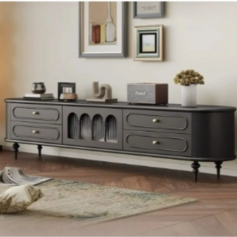 French Solid Wood Retro TV Cabinet Modern Simple Living Room Light Luxury Tv Table Console Display Universal Muebles Furniture
French Solid Wood Retro TV Cabinet Modern Simple Living Room Light Luxury Tv Table Console Display Universal Muebles Furniture