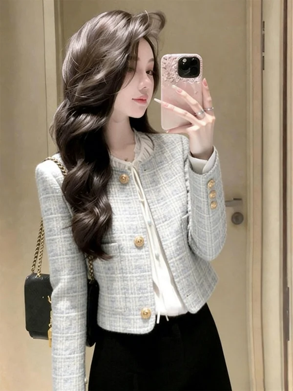 2026 New Elegant Short Outerwear Women's Korean Style Fragrance Wind Jacket Spring Autumn Small Size Versatile High-End Feeli...
2026 New Elegant Short Outerwear Women's Korean Style Fragrance Wind Jacket Spring Autumn Small Size Versatile High-End Feeli...
