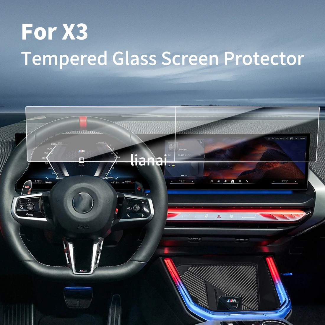 Carplay Screen Protector Tempered Glass Protective Film Navigator Car Stickers Accessories For 25 BMW X3
Carplay Screen Protector Tempered Glass Protective Film Navigator Car Stickers Accessories For 25 BMW X3