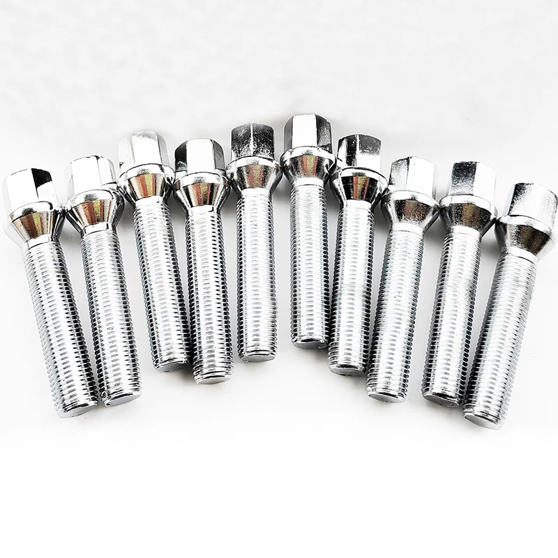 Silver/Black 10pcs 12x1.5| 12x1.25| 14x1.5| 14x1.25 |40mm |45mm| 50mm| Cone Seat Car wheel spacer adapter wheel lug bolts
Silver/Black 10pcs 12x1.5| 12x1.25| 14x1.5| 14x1.25 |40mm |45mm| 50mm| Cone Seat Car wheel spacer adapter wheel lug bolts