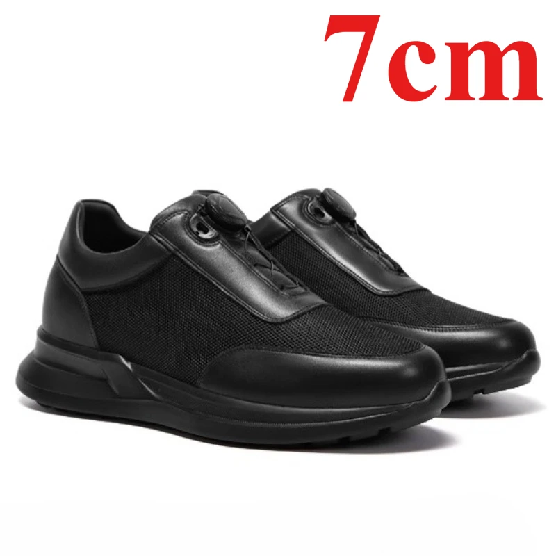 Men's 7cm Elevated Shoes Summer Leather/mesh Comfortable Breathable Casual Sports Shoes Platform Height Increasing Walking Shoes
Men's 7cm Elevated Shoes Summer Leather/mesh Comfortable Breathable Casual Sports Shoes Platform Height Increasing Walking Shoes