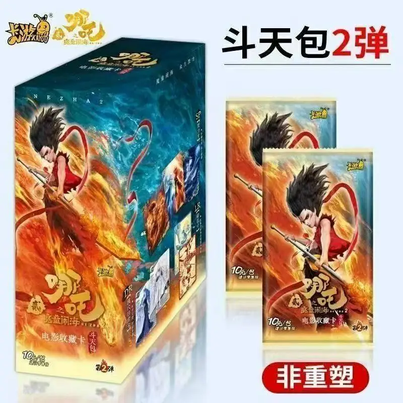 Оригинальные карты Kayou Nezha 2 Card Devil Boy Conquers The Dragon King Gilded Light Sha Ex Version, коллекция аниме-фильмов, карты, игрушки
Оригинальные карты Kayou Nezha 2 Card Devil Boy Conquers The Dragon King Gilded Light Sha Ex Version, коллекция аниме-фильмов, карты, игрушки