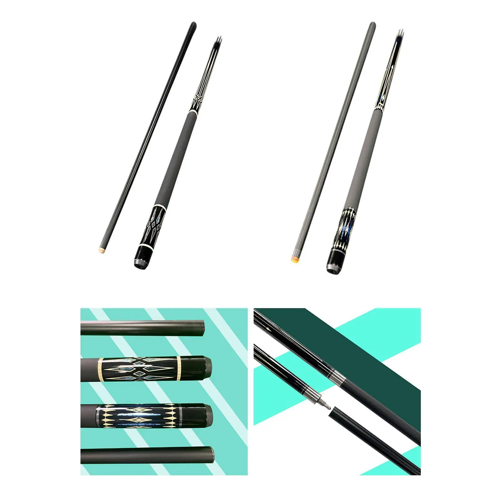 Pool Cue Professional 13mm Tip 1/2 Portable Split 147cm Billiard Cue Stick for Beginners Men Women Billiard Players Bar Home
Pool Cue Professional 13mm Tip 1/2 Portable Split 147cm Billiard Cue Stick for Beginners Men Women Billiard Players Bar Home