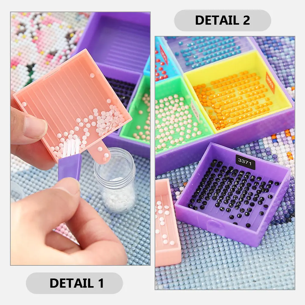 Набор: Прочный лоток для алмазной вышивки, гладкая пластина для смешивания бисера, органайзер для страз для рукоделия и изготовления украшений, решение для хранения
Набор: Прочный лоток для алмазной вышивки, гладкая пластина для смешивания бисера, органайзер для страз для рукоделия и изготовления украшений, решение для хранения