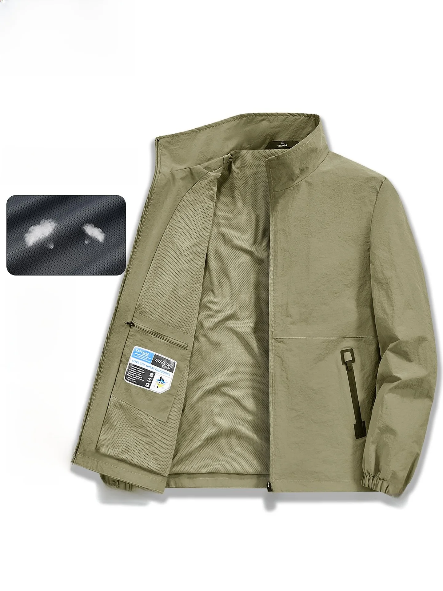 Мужская повседневная ветрозащитная водонепроницаемая куртка свободного кроя с воротником-стойкой, весна-осень, новая модель, прочная дышащая ткань
Мужская повседневная ветрозащитная водонепроницаемая куртка свободного кроя с воротником-стойкой, весна-осень, новая модель, прочная дышащая ткань