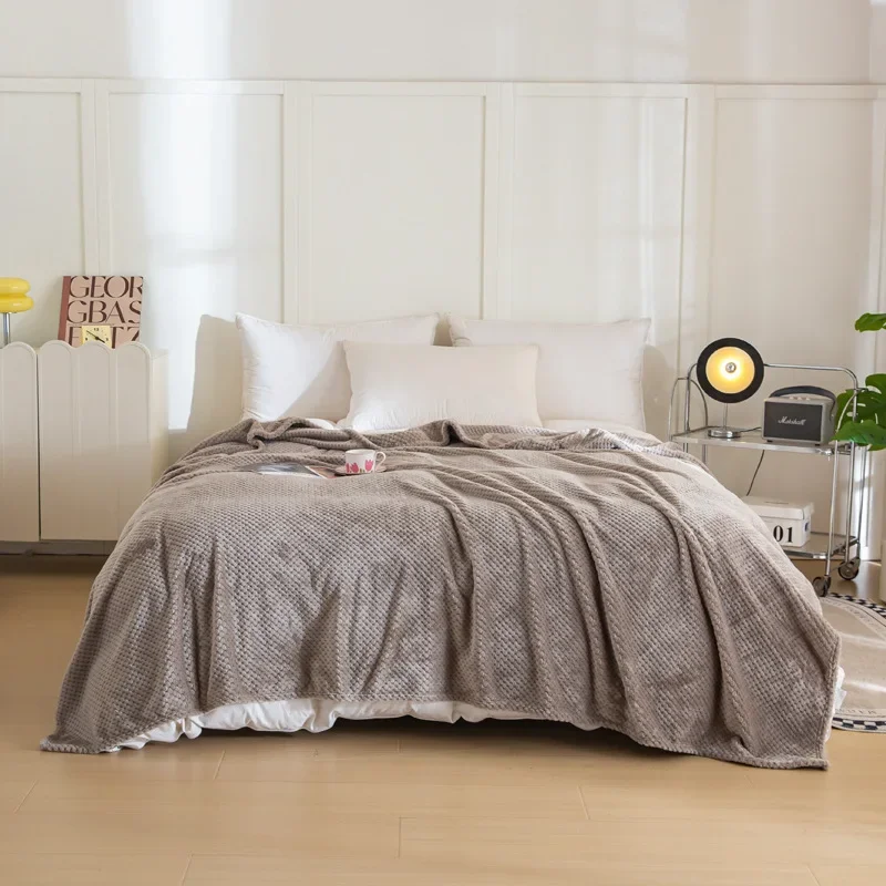 2024 new pineapple plaid blanket solid color sofa milk fleece blanket office lunch break air conditioner blanket
2024 new pineapple plaid blanket solid color sofa milk fleece blanket office lunch break air conditioner blanket