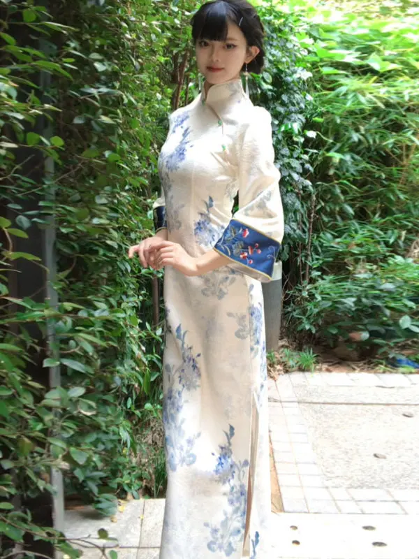 New Chinese Style National Trend Improved Dress Retro Unique Beautiful Print Bodycon Long Skirt Women's Fashion
New Chinese Style National Trend Improved Dress Retro Unique Beautiful Print Bodycon Long Skirt Women's Fashion
