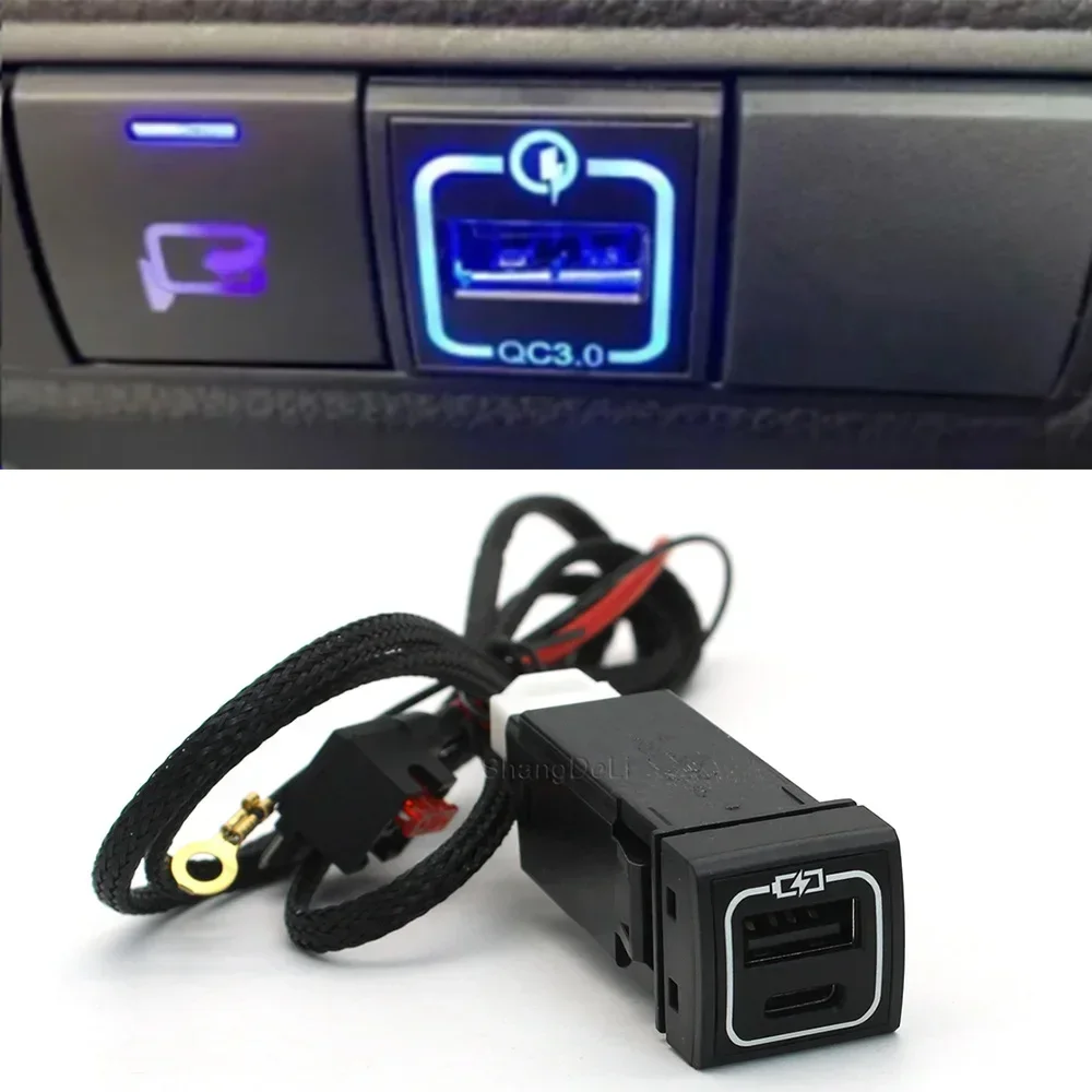 USB-порты QC3.0 для Toyota Highlander Land Cruiser Prado 150 Rav4 Camry Corolla 18-22, 1 шт., 12 В
USB-порты QC3.0 для Toyota Highlander Land Cruiser Prado 150 Rav4 Camry Corolla 18-22, 1 шт., 12 В