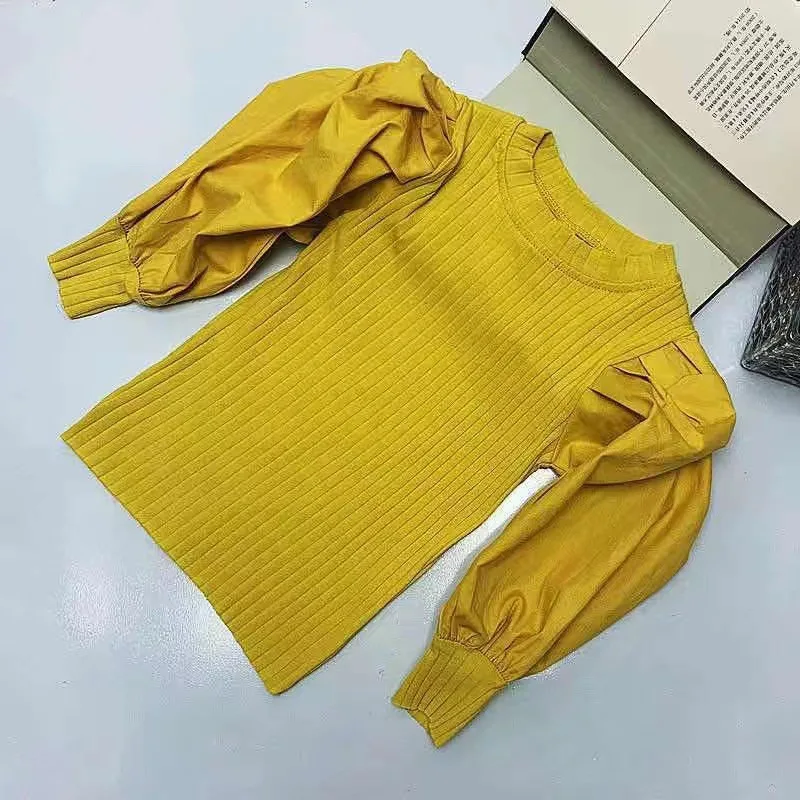 Kids Girls Shirt Baby Long Sleeve Princess Shirt Children Solid Color Round Neck Pullover Spring Baby Girl Cotton Tops Clothing
Kids Girls Shirt Baby Long Sleeve Princess Shirt Children Solid Color Round Neck Pullover Spring Baby Girl Cotton Tops Clothing