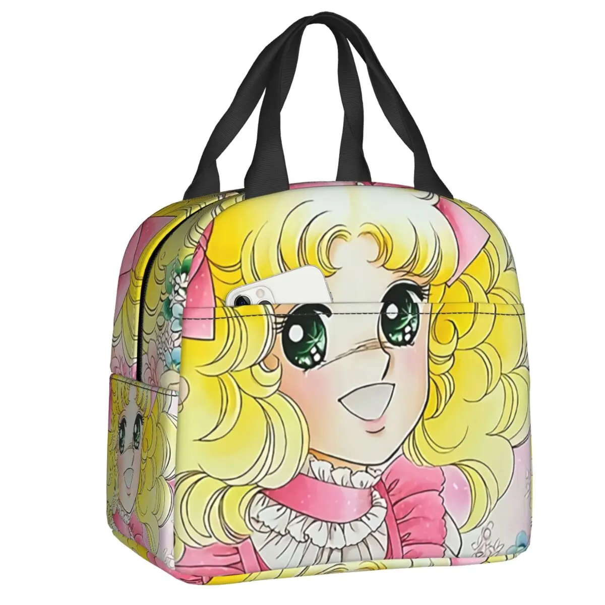 Custom Candy Candy Resuable Lunch Box Women Multifunction Anime Manga Cooler Thermal Food Insulated Lunch Bag School Children
Custom Candy Candy Resuable Lunch Box Women Multifunction Anime Manga Cooler Thermal Food Insulated Lunch Bag School Children
