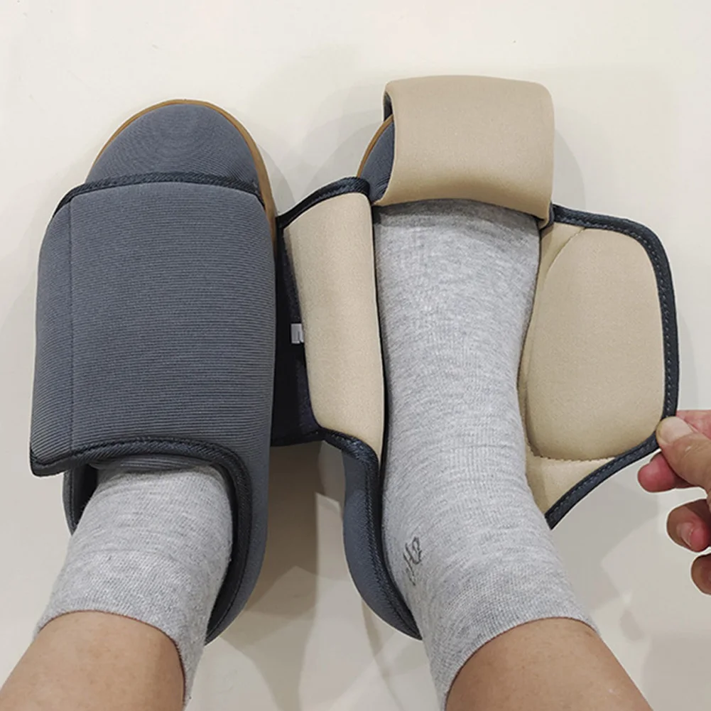 Men's Diabetic Slippers with Adjustable Closure Walking Shoes for Swollen Feet Elderly Shoes Wide Width Shoes for Indoor
Men's Diabetic Slippers with Adjustable Closure Walking Shoes for Swollen Feet Elderly Shoes Wide Width Shoes for Indoor