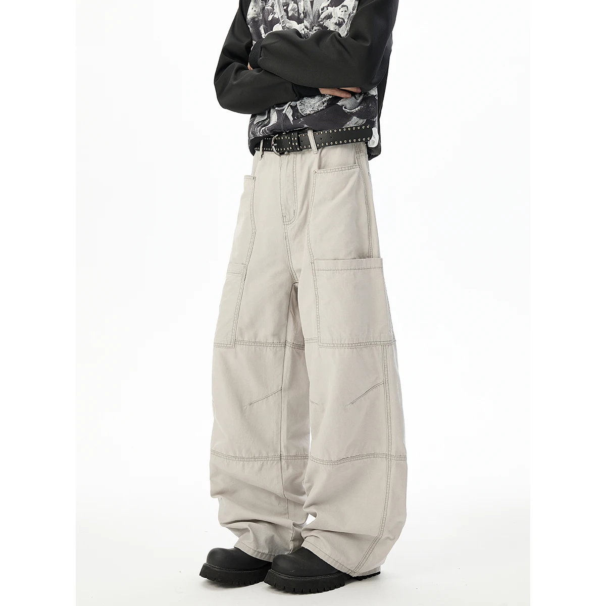 LAPPSTER 100% хлопок, мешковатые мужские брюки-карго в стиле хип-хоп с карманами, рабочие брюки большого размера, черные тактические корейские джоггеры, прямые брюки
LAPPSTER 100% хлопок, мешковатые мужские брюки-карго в стиле хип-хоп с карманами, рабочие брюки большого размера, черные тактические корейские джоггеры, прямые брюки