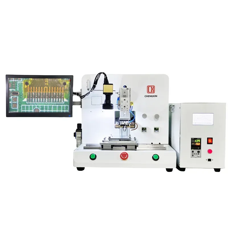 Chengxin FPC/PCB pulse hot press, electronic components hot press soldering machine, soft cable Haba welding machine
Chengxin FPC/PCB pulse hot press, electronic components hot press soldering machine, soft cable Haba welding machine