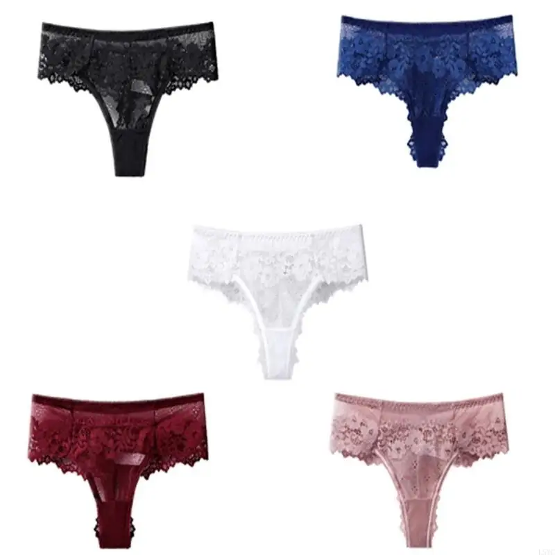 L5YC Elegant Embroidery Flower Lace Lingerie Briefs Intimates for Women Low Rise Underwear G-String Cheeky Panties Intimates
L5YC Elegant Embroidery Flower Lace Lingerie Briefs Intimates for Women Low Rise Underwear G-String Cheeky Panties Intimates