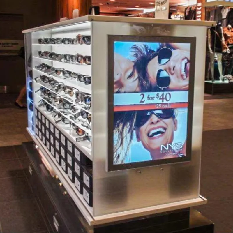 custom.Innovative Modern High-End Sunglass Display Cabinet with LED Lighting Optimal Eyewear Furniture Optical Shops Mall Ki
custom.Innovative Modern High-End Sunglass Display Cabinet with LED Lighting Optimal Eyewear Furniture Optical Shops Mall Ki