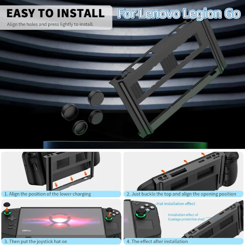 CoverJoy Hard Case for Lenovo Legion Go with Joystick Grips Shockproof Monitor Cover Gaming Accessories
CoverJoy Hard Case for Lenovo Legion Go with Joystick Grips Shockproof Monitor Cover Gaming Accessories