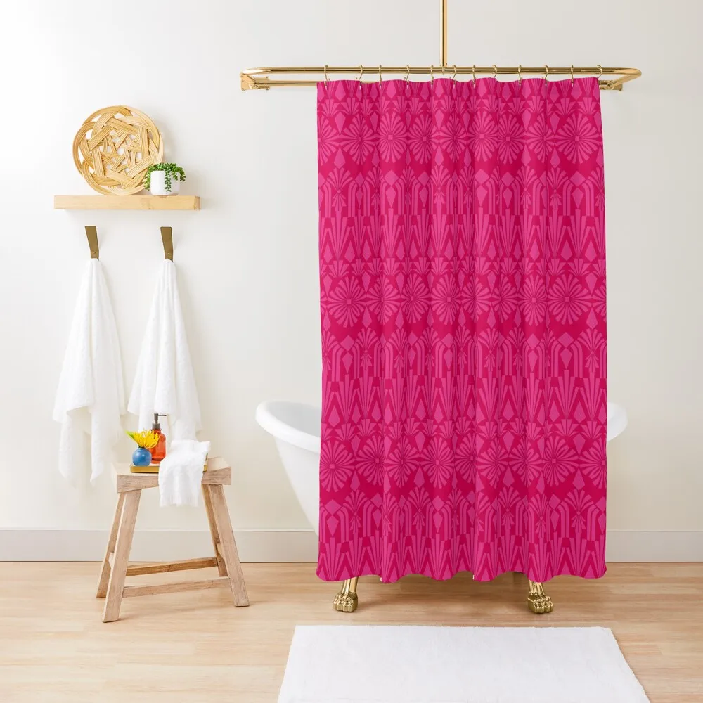 Art Deco in Hot Pink! Shower Curtain For Bathrooms Toilet Accessories Bathroom Curtain
Art Deco in Hot Pink! Shower Curtain For Bathrooms Toilet Accessories Bathroom Curtain