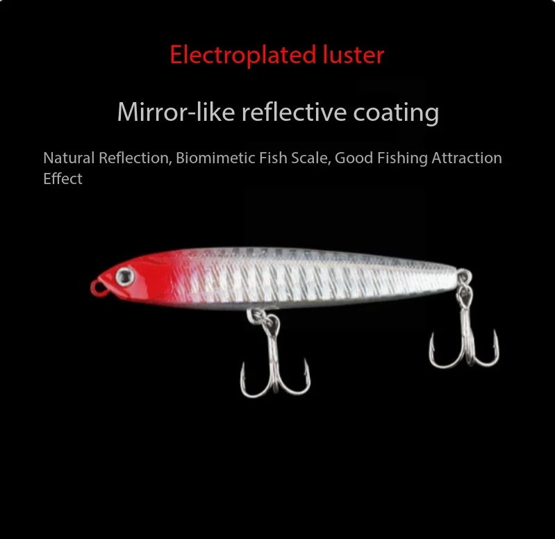 Slow Sink Long Cast Sinking Pencil Bait All Round Lure for Bass Carp Topmouth Culter Yellowcheek Pike Freshwater Angling Gear
Slow Sink Long Cast Sinking Pencil Bait All Round Lure for Bass Carp Topmouth Culter Yellowcheek Pike Freshwater Angling Gear