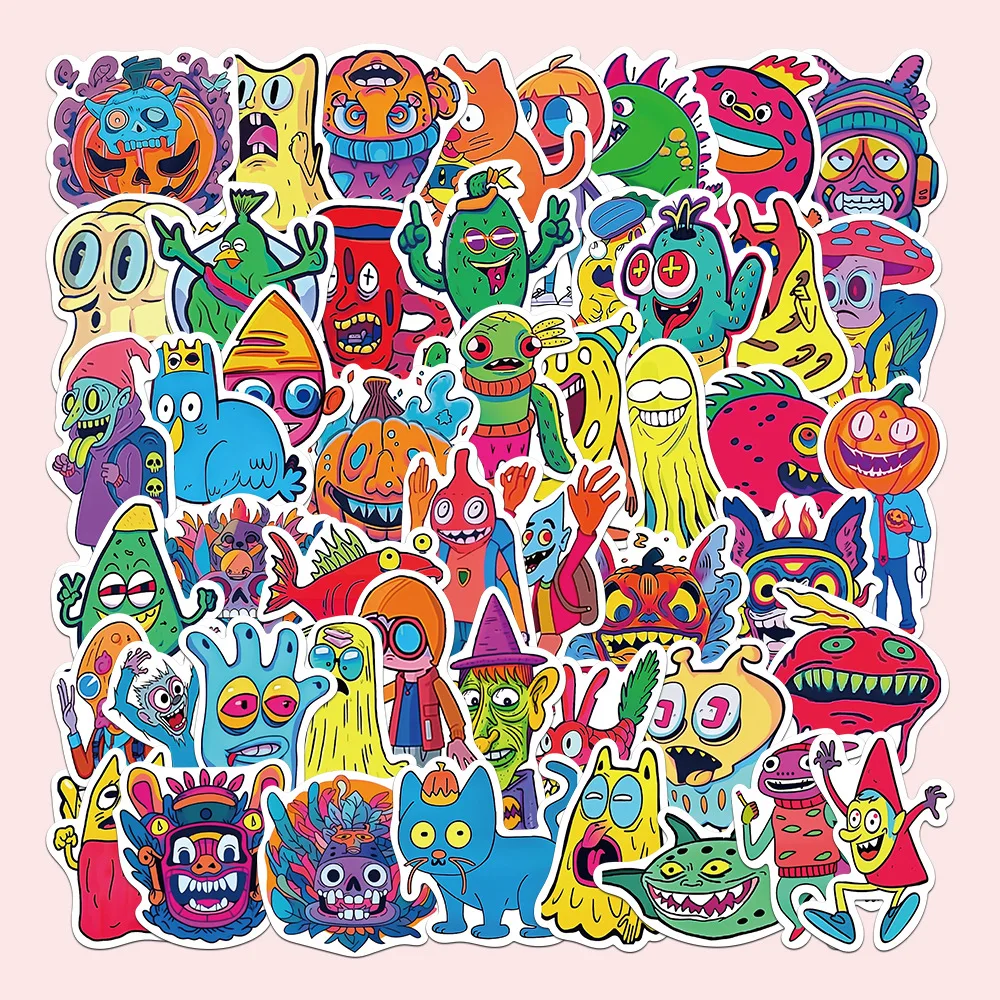 50Pcs Cartoon Small Eyed Monster Stickers Student Graffiti DIY Bike Travel Luggage Guitar Laptop Sticker Decals Toy
50Pcs Cartoon Small Eyed Monster Stickers Student Graffiti DIY Bike Travel Luggage Guitar Laptop Sticker Decals Toy
