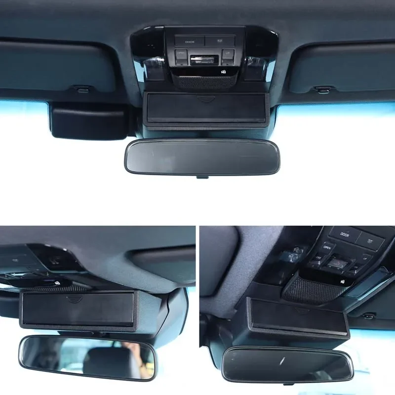 ABS Black Car Rearview Mirror Base Storage Box Organizing Glasses Case Interior Car Accessories For Lexus GX 2024-2025
ABS Black Car Rearview Mirror Base Storage Box Organizing Glasses Case Interior Car Accessories For Lexus GX 2024-2025