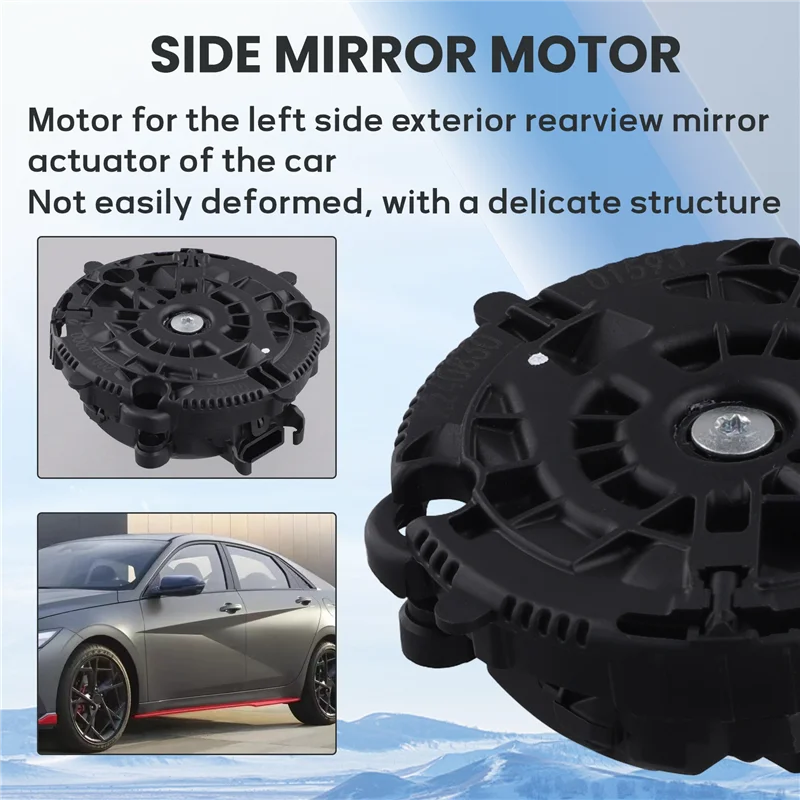 A040-Car Outside Mirror Actuator Motor Left Driver Side For Hyundai Elantra 2019-2023 Kona 2018-2023
A040-Car Outside Mirror Actuator Motor Left Driver Side For Hyundai Elantra 2019-2023 Kona 2018-2023