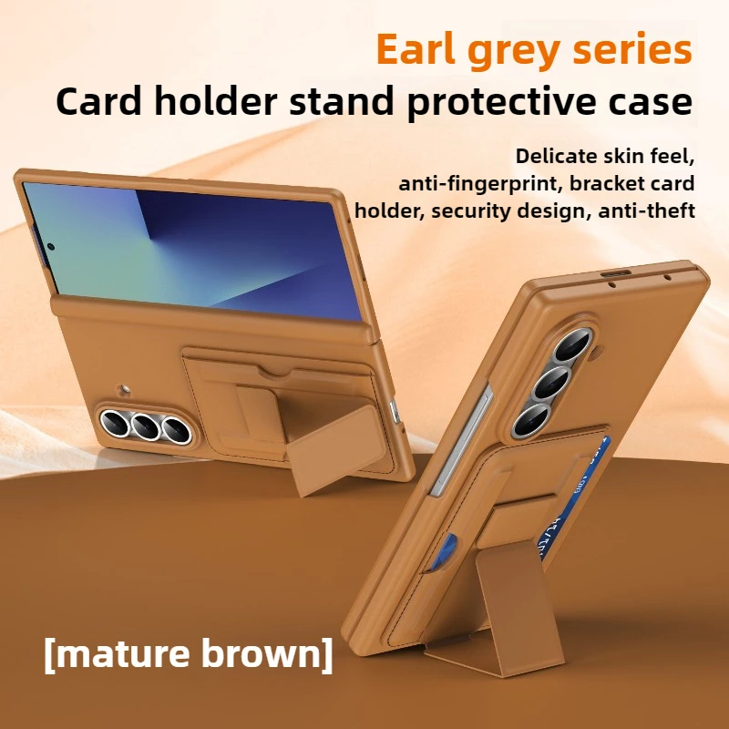 For Samsung Galaxy Z Fold 7/6/5 Phone Case Foldable Wrist Strap Stand Card Slot Plain Leather Hinge Anti-drop Protective Covers
For Samsung Galaxy Z Fold 7/6/5 Phone Case Foldable Wrist Strap Stand Card Slot Plain Leather Hinge Anti-drop Protective Covers