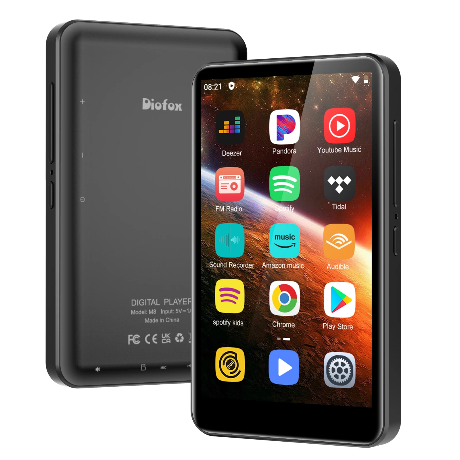 MP3 Player Bluetooth 5.0 WiFi Android 9.0 Music Player with Spotify Built-in Speaker Portable Audio Video Player
MP3 Player Bluetooth 5.0 WiFi Android 9.0 Music Player with Spotify Built-in Speaker Portable Audio Video Player