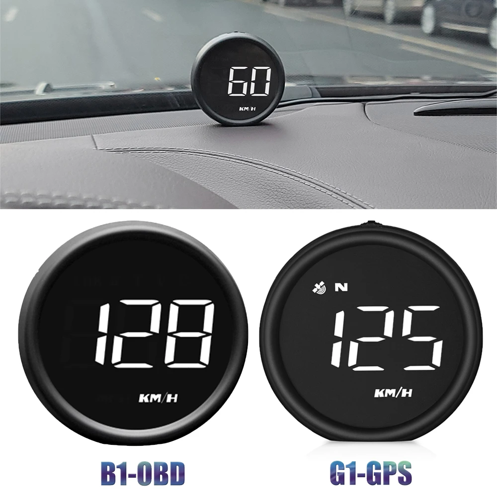 New B1 Obd2 HUD Display Universal G1 Head Up Display GPS Speedometer with RPM Alarm Water Temperature Gauge Volt Car Accessories
New B1 Obd2 HUD Display Universal G1 Head Up Display GPS Speedometer with RPM Alarm Water Temperature Gauge Volt Car Accessories