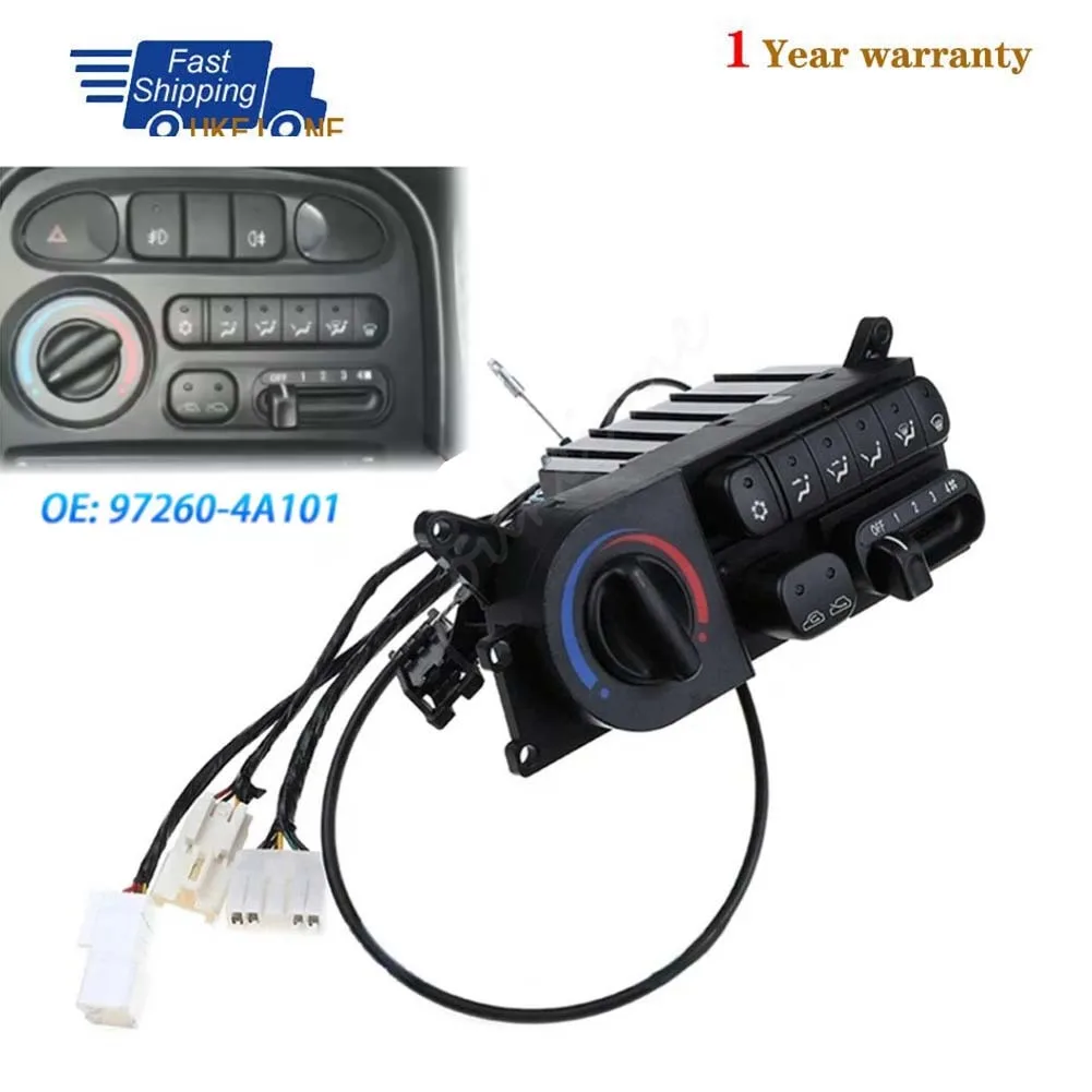 97260-4A101 972604A101 для Hyundai Starex H1 i800 Libero, автомобильная панель управления кондиционером, детали переключателя переменного тока в сборе
97260-4A101 972604A101 для Hyundai Starex H1 i800 Libero, автомобильная панель управления кондиционером, детали переключателя переменного тока в сборе