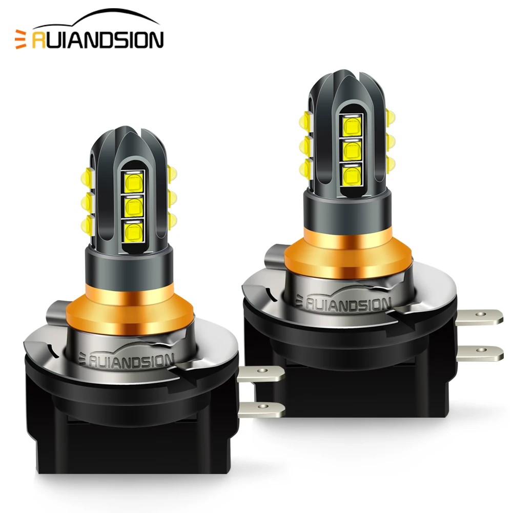 RUIADNSION H11B 2525 LED Bulb Fog Light 12SMD Chipset for Car Front Driving Daytime Lamps DC 12V-24V Super White 1000lm
RUIADNSION H11B 2525 LED Bulb Fog Light 12SMD Chipset for Car Front Driving Daytime Lamps DC 12V-24V Super White 1000lm