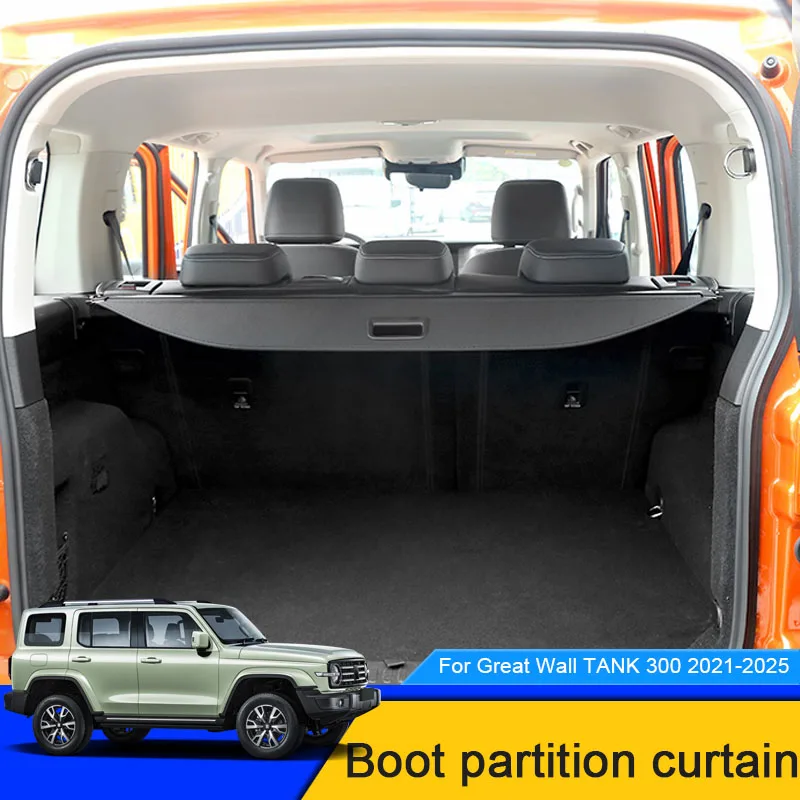 For Great Wall TANK 300 2021-2025 Car Rear Trunk Curtain Cover Rear Rack Partition Shelter Canvas Storage Decoration Accessories
For Great Wall TANK 300 2021-2025 Car Rear Trunk Curtain Cover Rear Rack Partition Shelter Canvas Storage Decoration Accessories