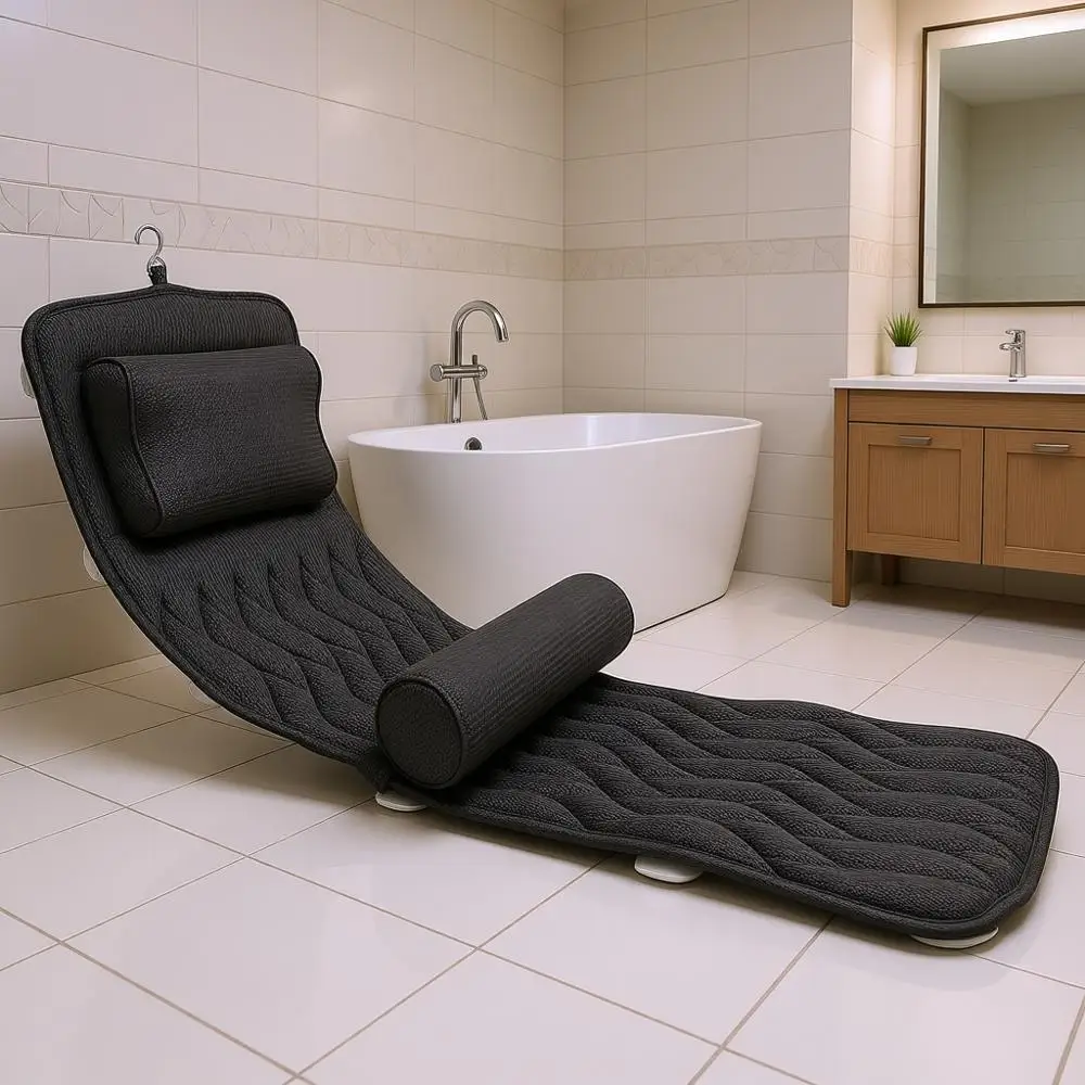 Регулируемая поясничная подушка для ванны всего тела с 14 присосками для удобной ванны для купания
Регулируемая поясничная подушка для ванны всего тела с 14 присосками для удобной ванны для купания