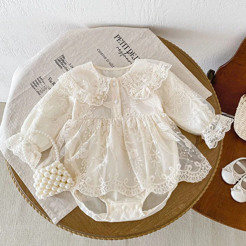 2025 New Spring 0-24M Baby Girl Clothing Infant Baby Girl Bodysuits Long Sleeved Cotton Mesh Splicing Newborn Baby Girl Jumpsuit
2025 New Spring 0-24M Baby Girl Clothing Infant Baby Girl Bodysuits Long Sleeved Cotton Mesh Splicing Newborn Baby Girl Jumpsuit