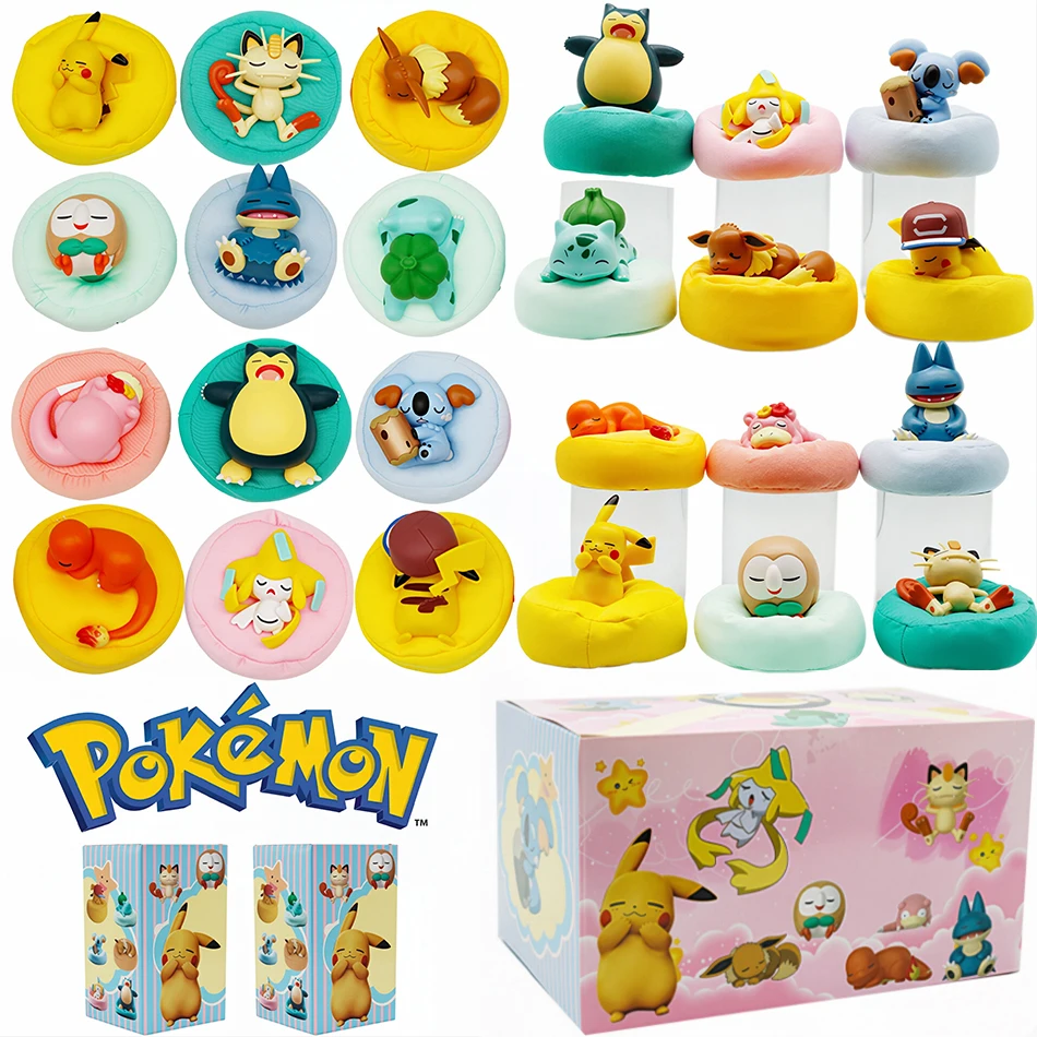 Anime Pokémon blind box Model Figure 1-12 pcs Pikachu sleep Series Interior Hand Sleeping Position Toys Gift for sfriends
Anime Pokémon blind box Model Figure 1-12 pcs Pikachu sleep Series Interior Hand Sleeping Position Toys Gift for sfriends